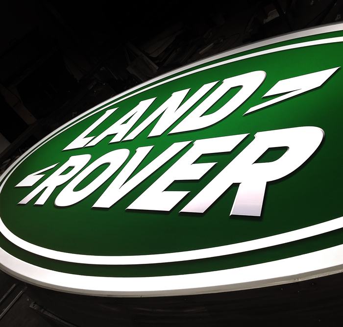 Insegna LAND ROVER - Autoferrari
